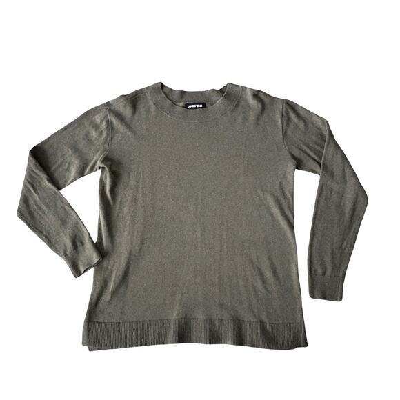 Lands End Vintage Y2K Oversized Cotton Sweater Womens S Layering Pullover - Picture 8 of 8